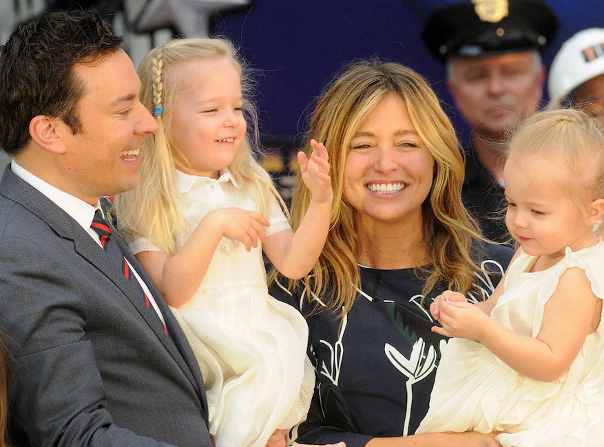 Jimmy Fallon, Nancy Juvonen, Frances Cole Fallon, Winnie Fallon